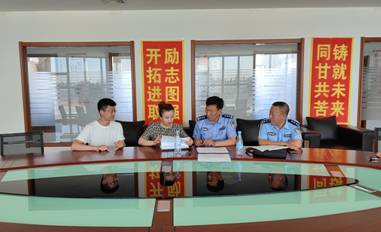 公安局治安大隊(duì)來(lái)孟和制專項(xiàng)檢查